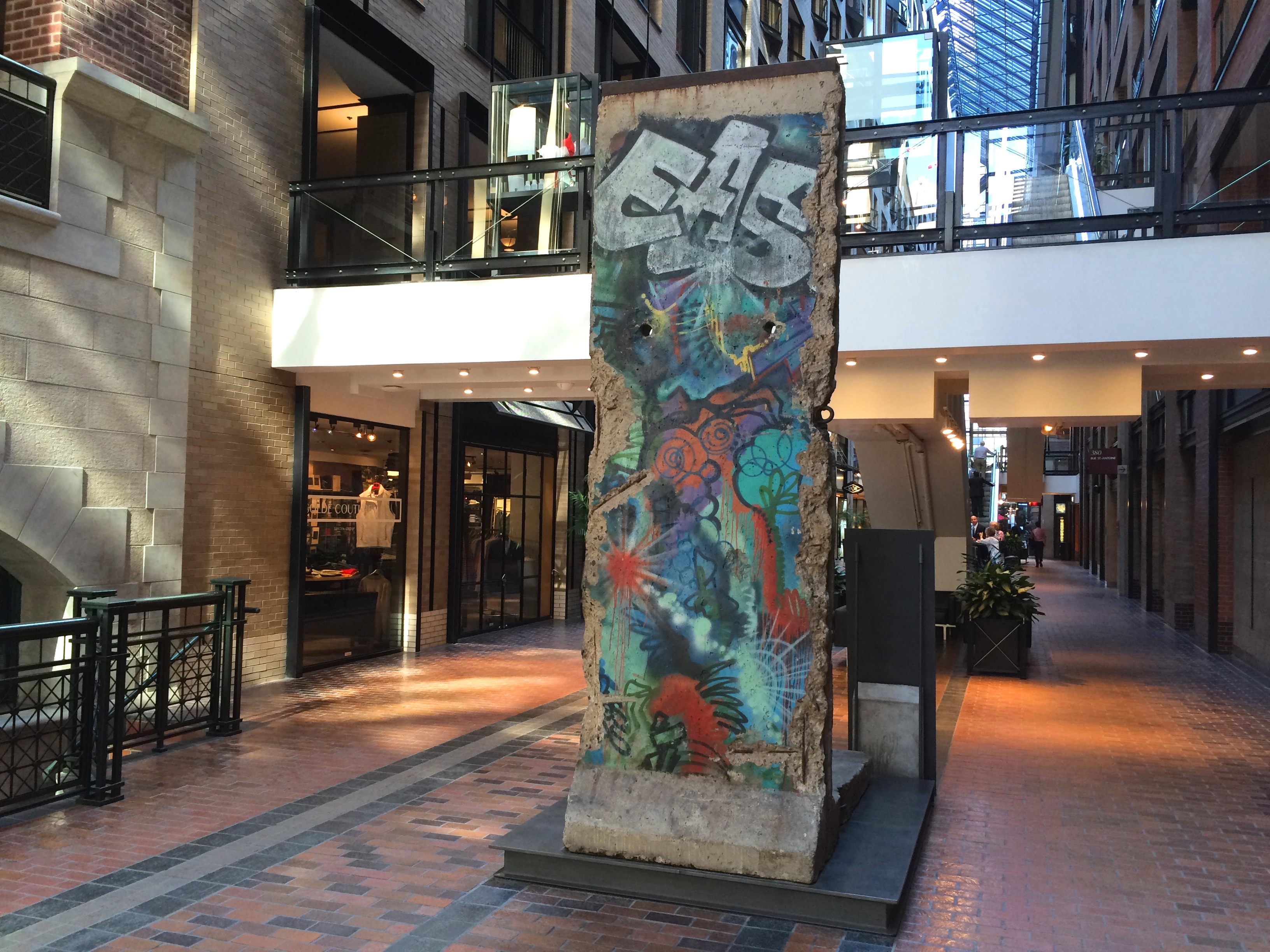 Berlin Wall segment | Art Public Montréal